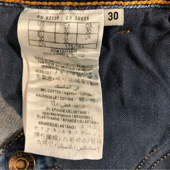 Guess Distressed Denim Patched Mini Skirt - Picture 10 of 14